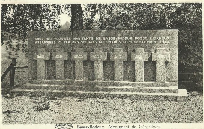 Le monument de Gerardwez